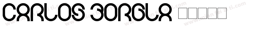 Carlos Borgla字体转换
